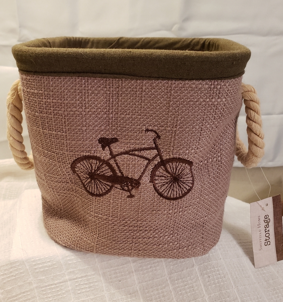 SHEFFIELD HOME Bicycle Embroidered Storage